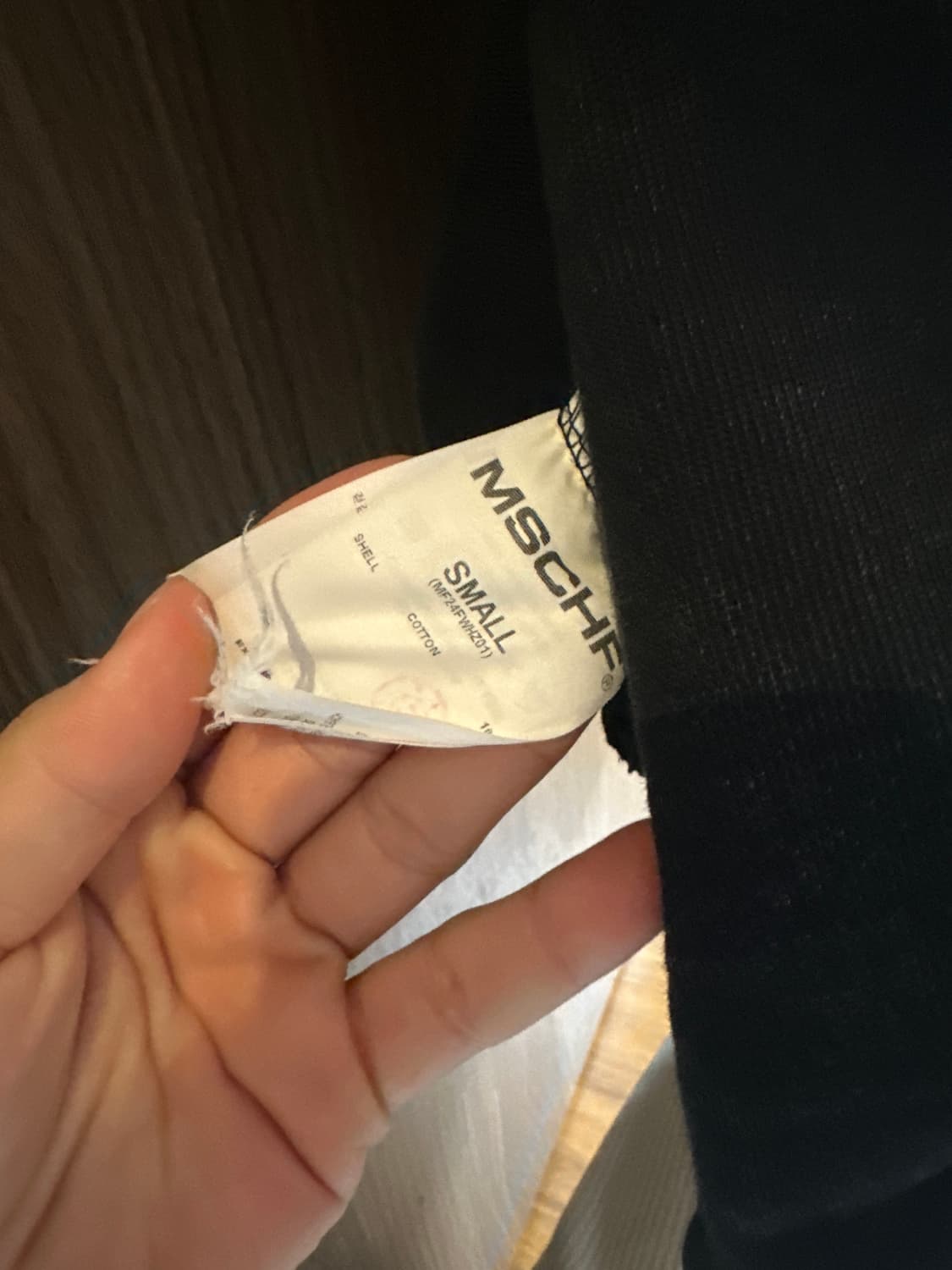 미스치프 빅 포켓 후드 워시드 블랙 상품이미지6