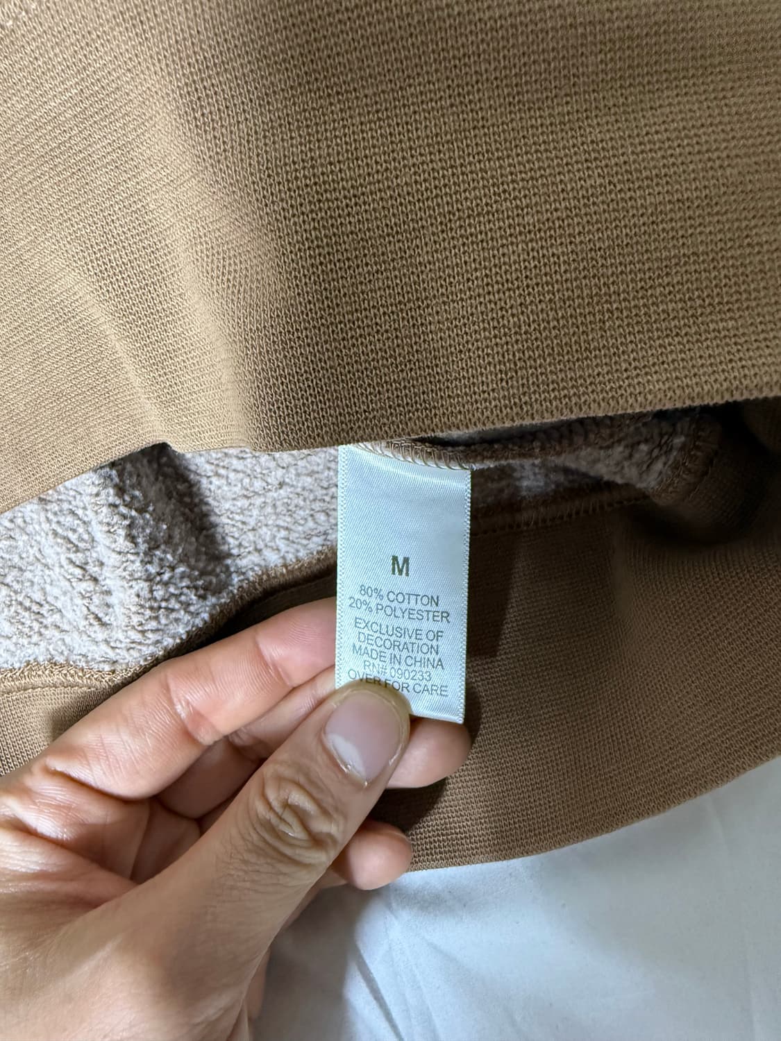 (M) 에센셜 피어 오브 갓 후드티 브라운 상품이미지4