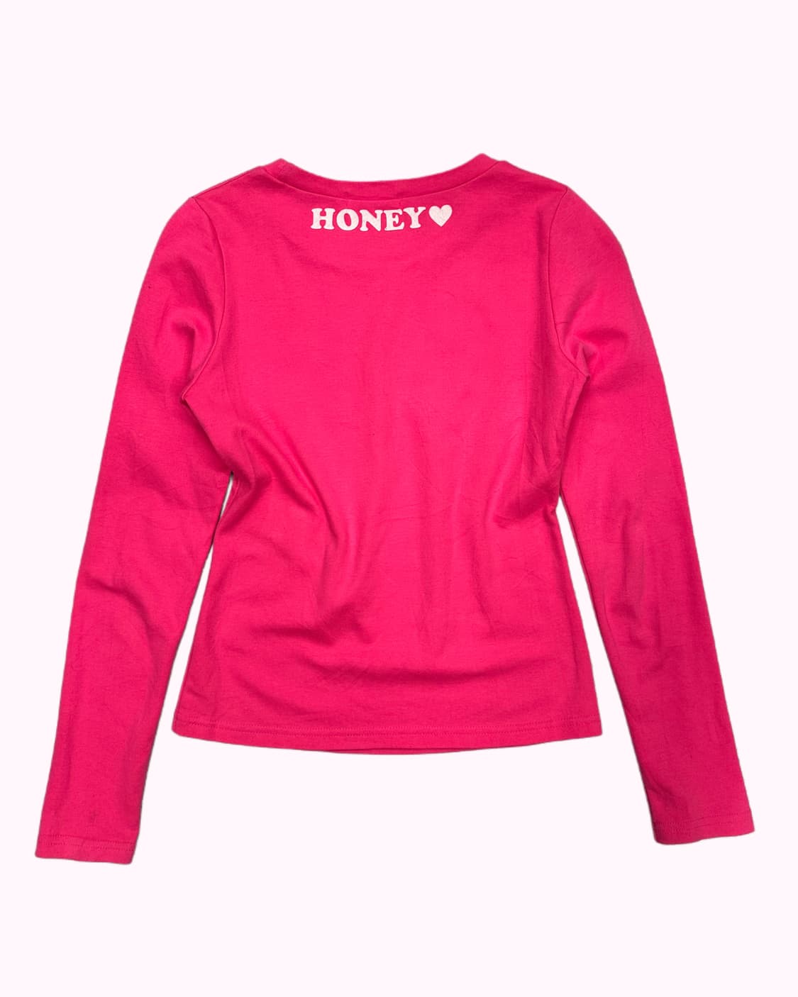 y2k pink lettering t-shirt 상품이미지4