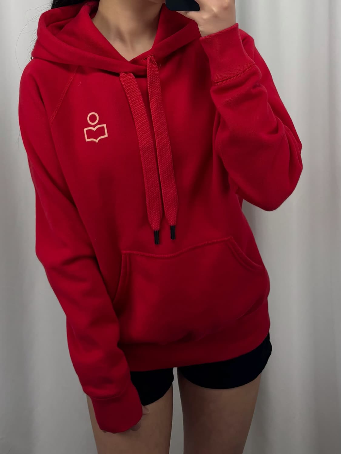 이자벨마랑 레드 후드티 상품이미지2