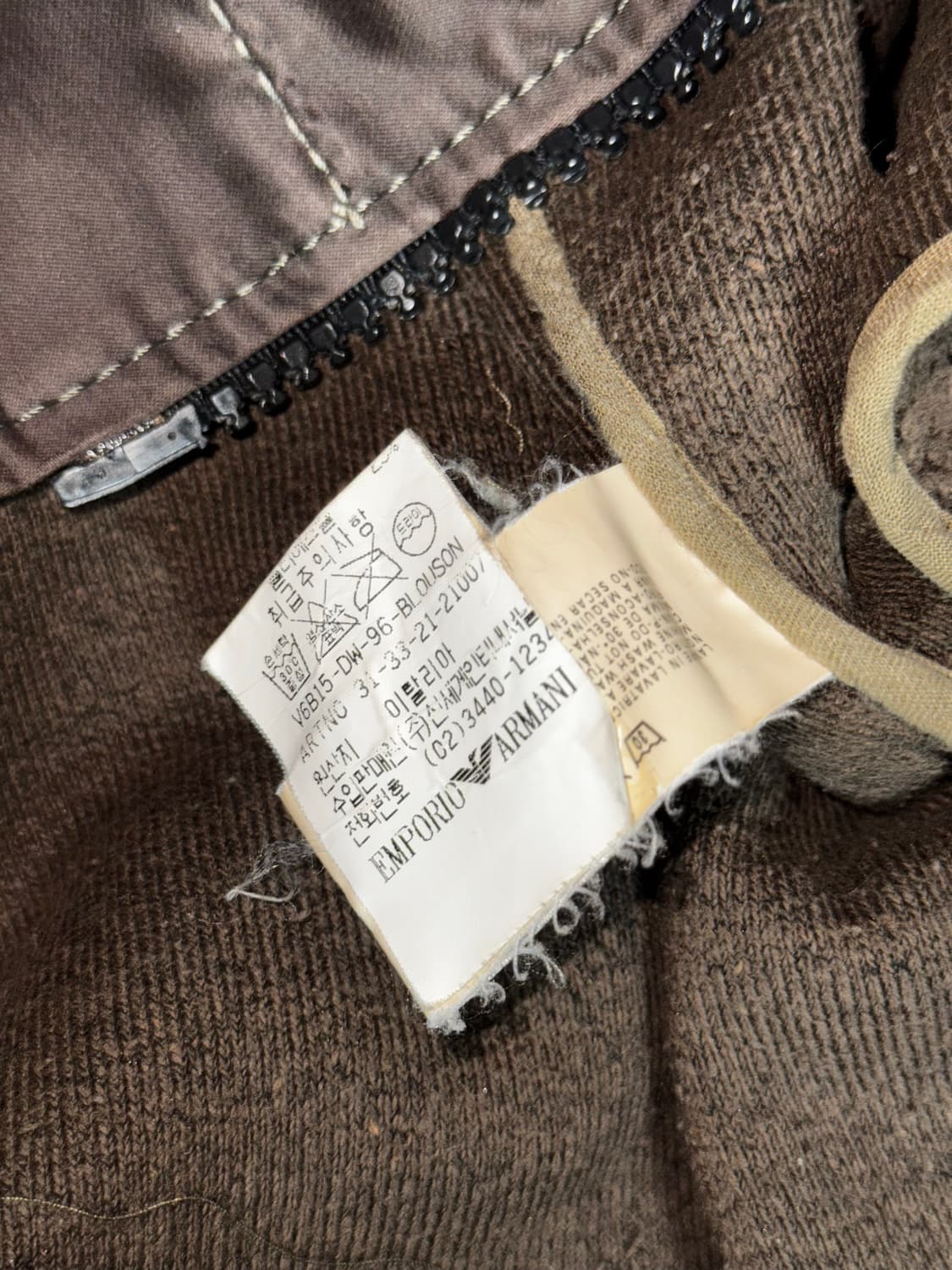 90‘s Armani Jeans Heavy-Duty Jacket 상품이미지10