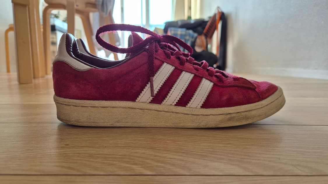 [240] 아디다스 캠퍼스 80s 컬리지에이트 버건디 상품이미지3