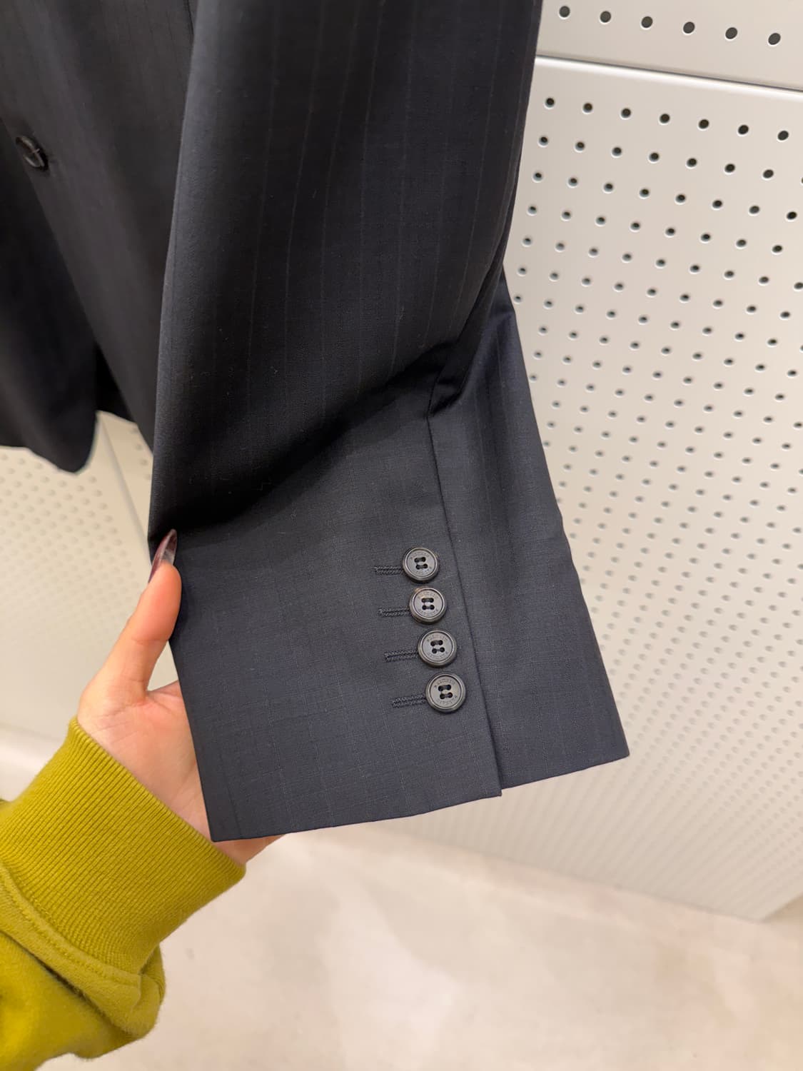 피에르 발망 남성용 블레이저 자켓 블랙 U1498 상품이미지4