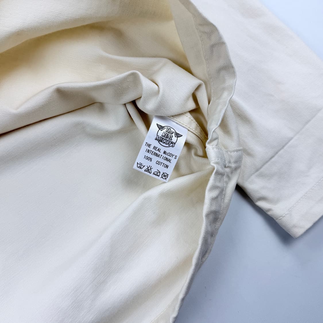리얼맥코이 아이보리 코튼 파카 상품이미지5