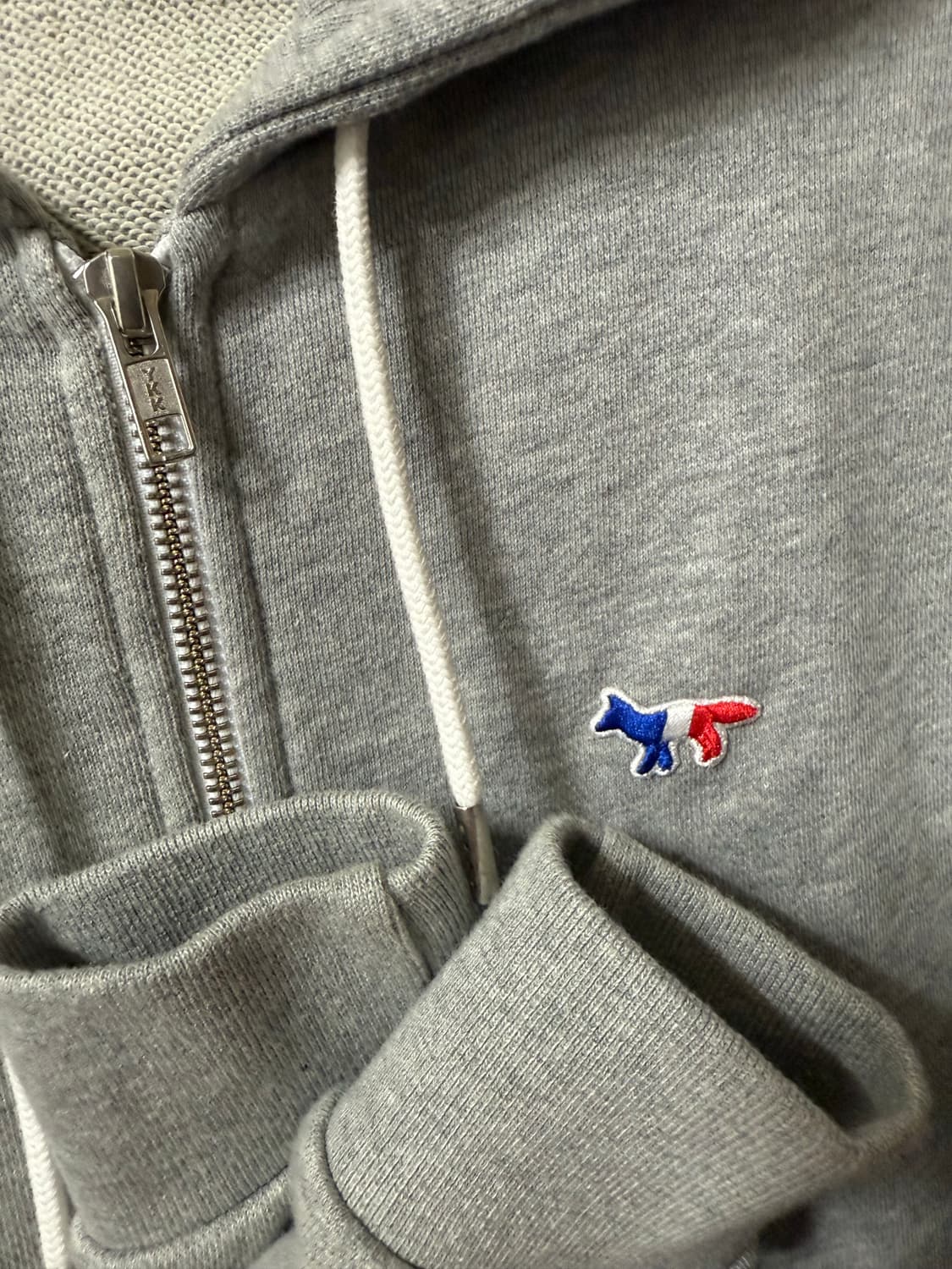 메종키츠네 트리컬러폭스 후드 집업 상품이미지6