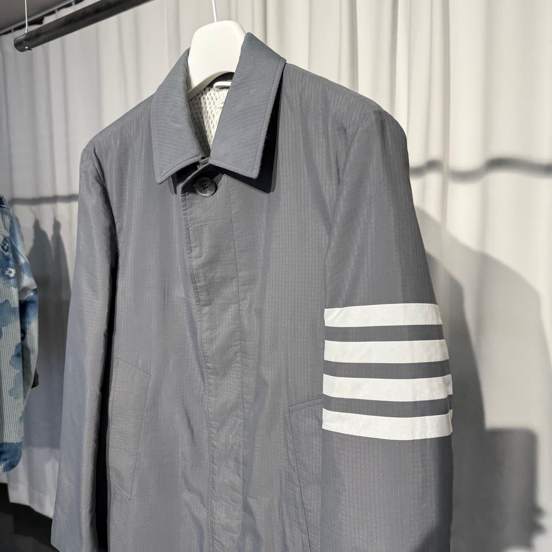 [정품] 톰브라운 립스탑 4BAR 사선완장 코트 1사이즈 상품이미지3