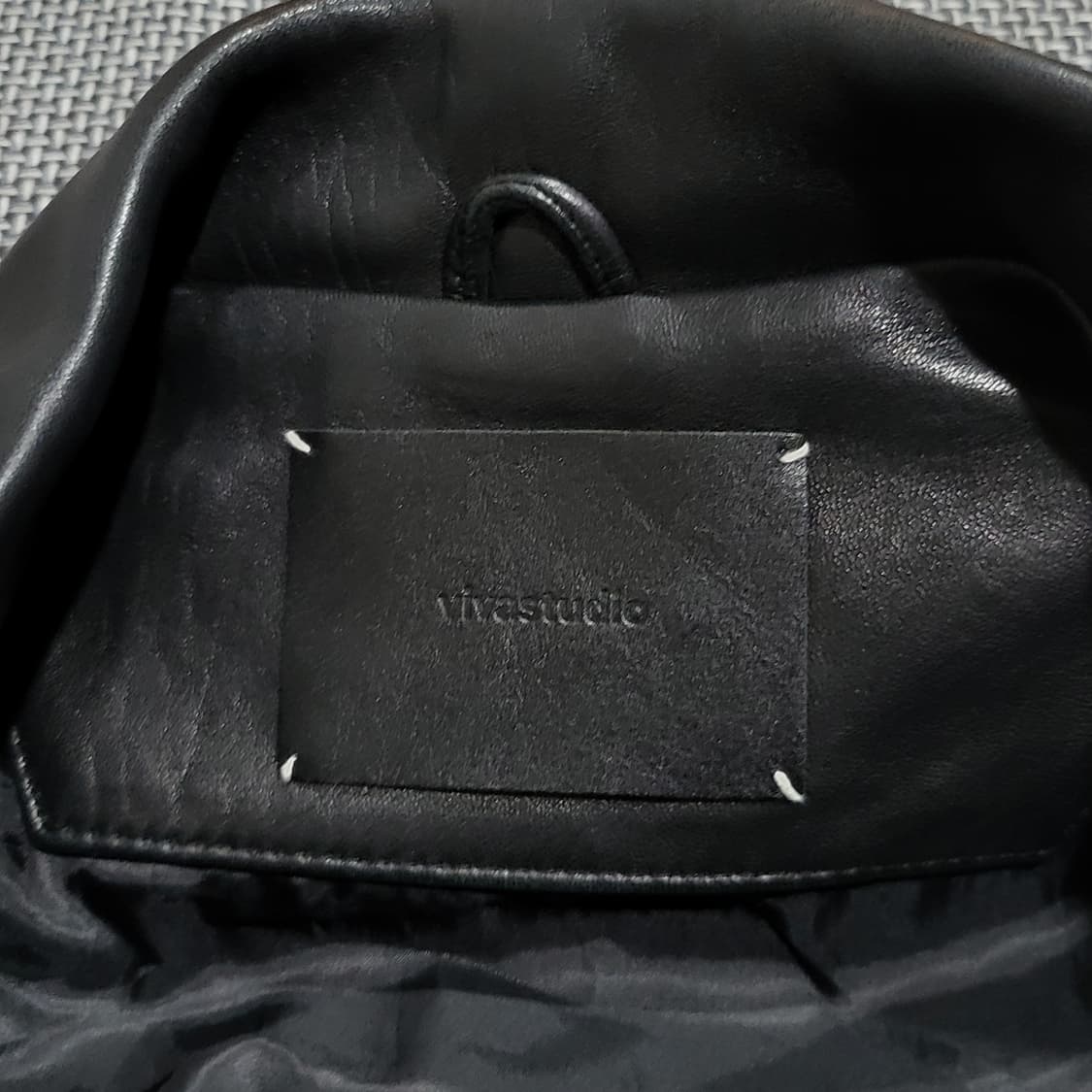 (여성) 비바스튜디오 레더 라이더자켓 (M) 상품이미지3