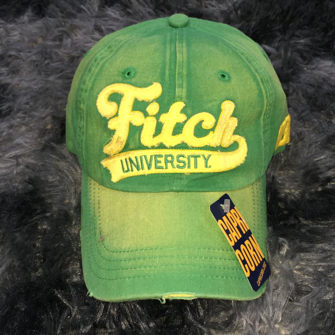 투티/0349 피치 1932 유니버시티 워싱 캡 Y2K 새상품 상품이미지4