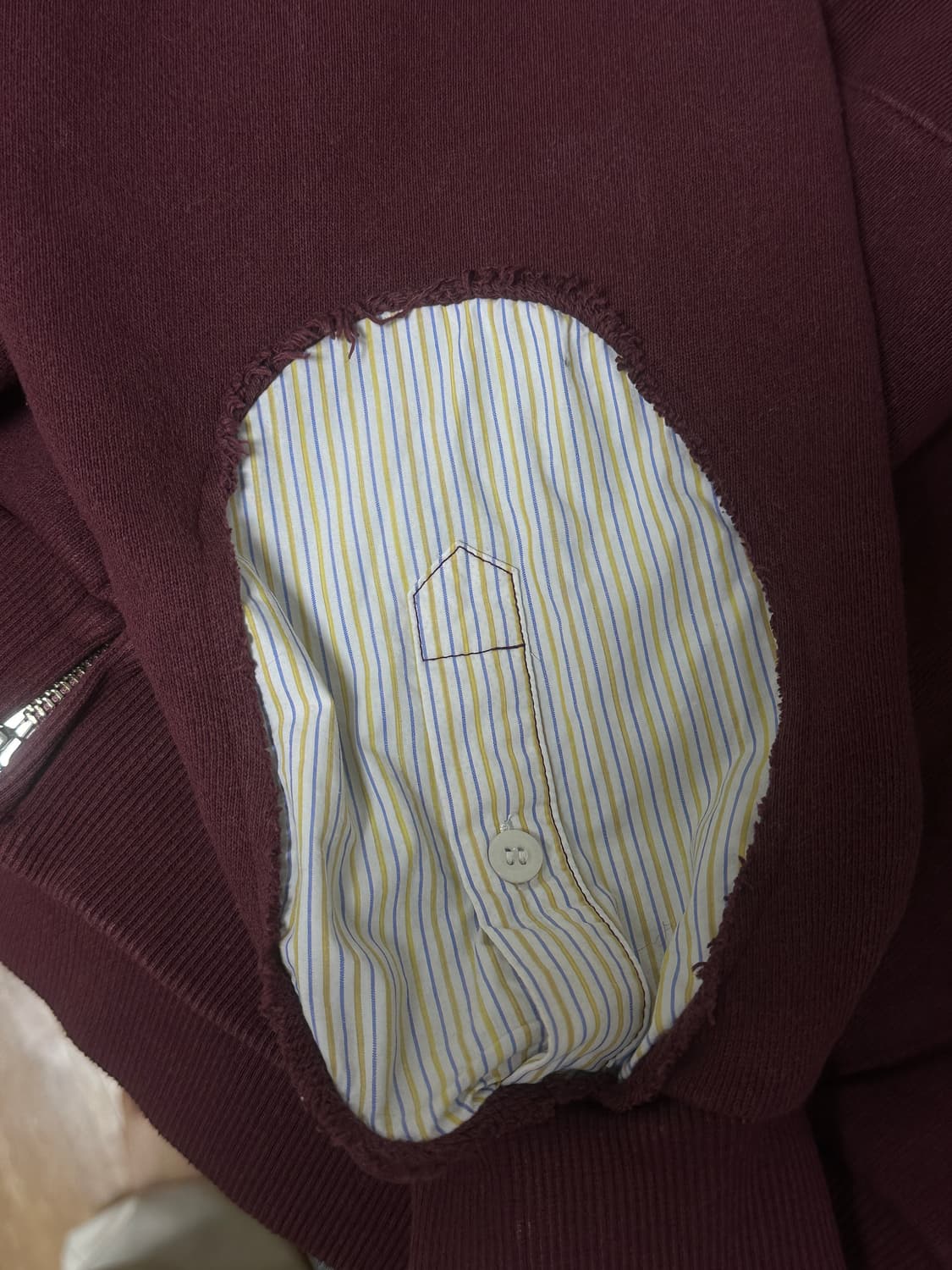 요석 후드집업 Balance hoodie zip-up(Burgundy) 상품이미지6