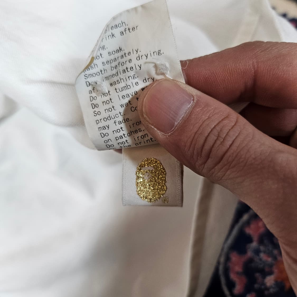 베이프(Bape) 카모 셔츠 M size 상품이미지9