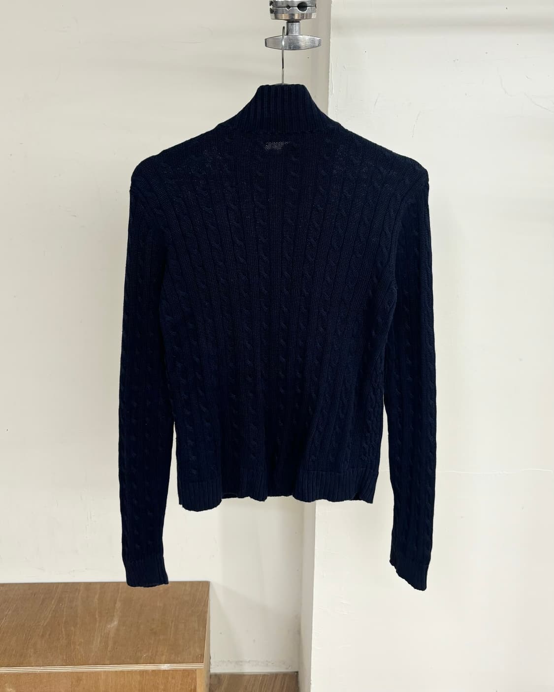 로렌 랄프 로렌 네이비 케이블 니트 집업 상품이미지6