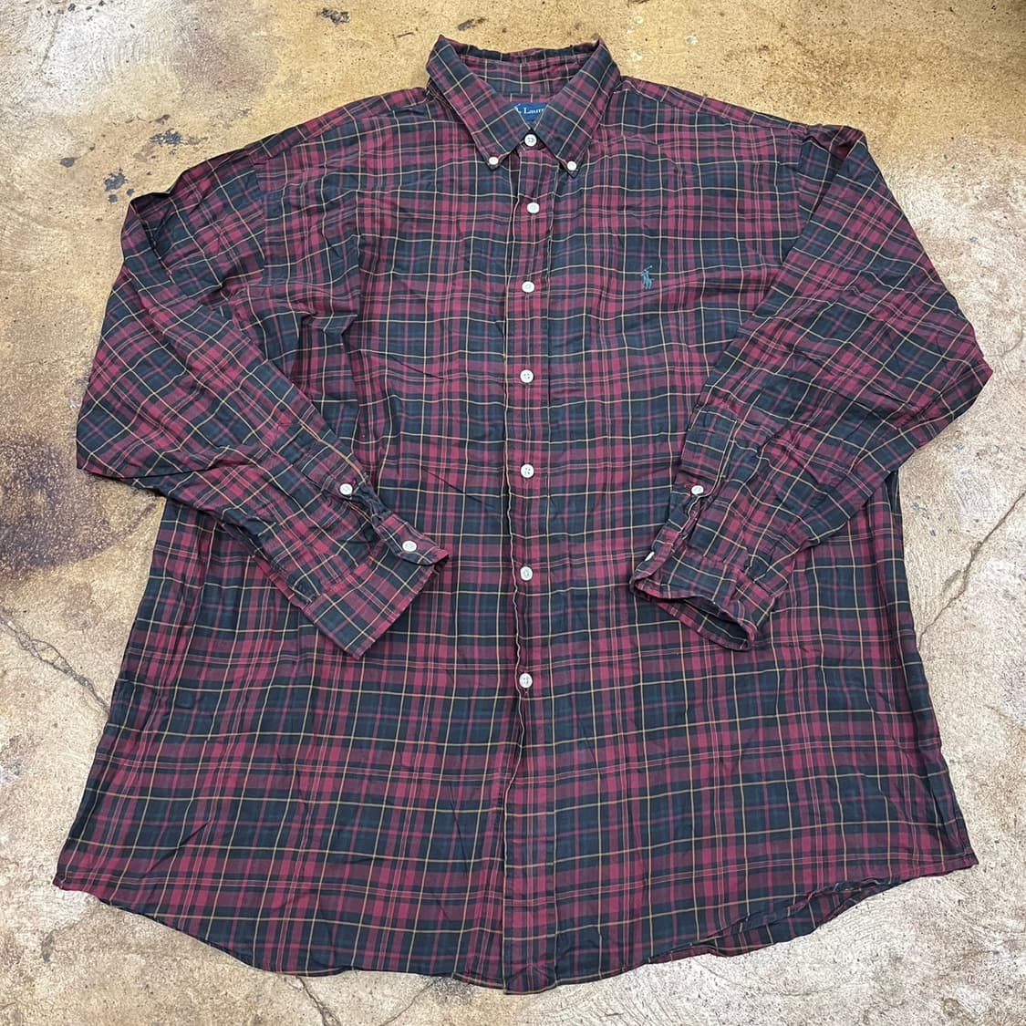 [정품/XL] 폴로 랄프로렌 체크 긴팔 셔츠 b10 상품이미지2