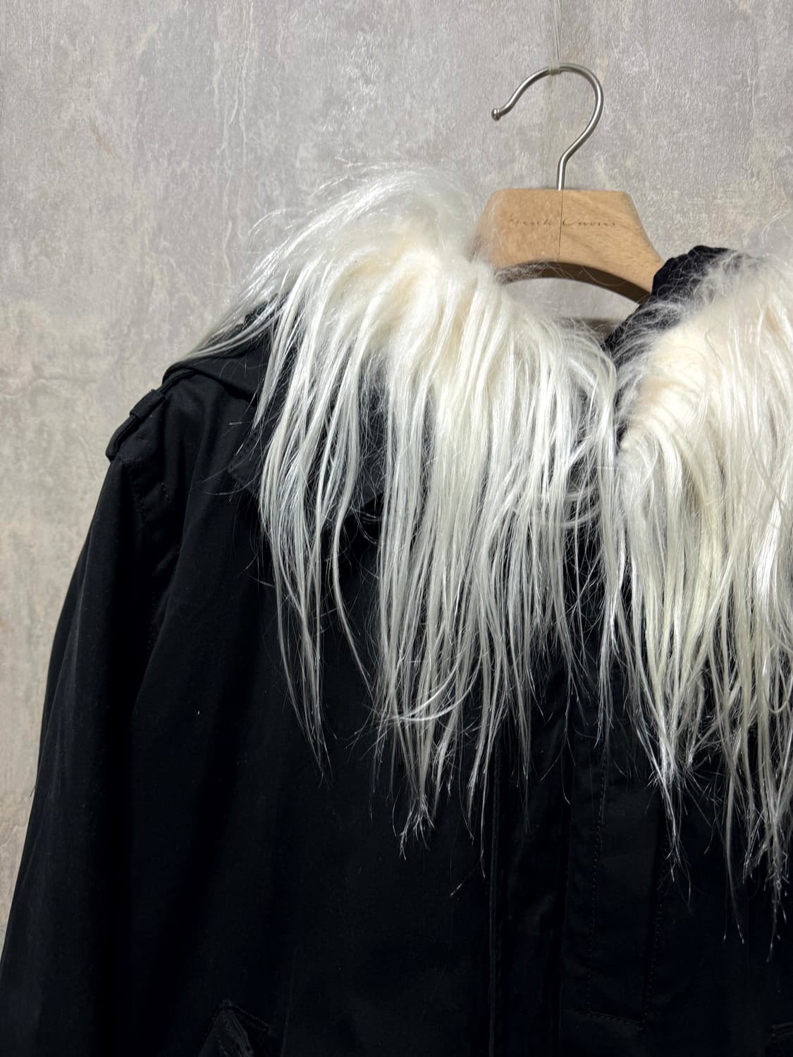 XXS / Neil Barrett 닐바렛 고트퍼 피쉬테일 야상 자켓 상품이미지3