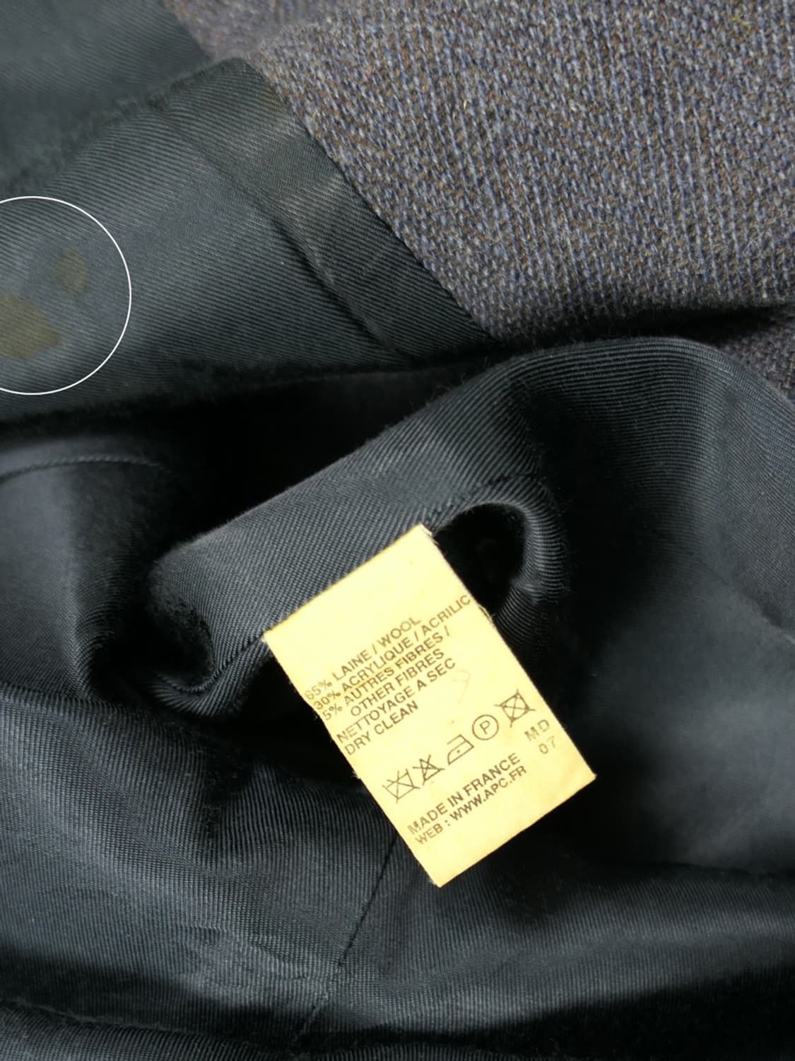  A.P.C. herringbone wool coat 상품이미지8