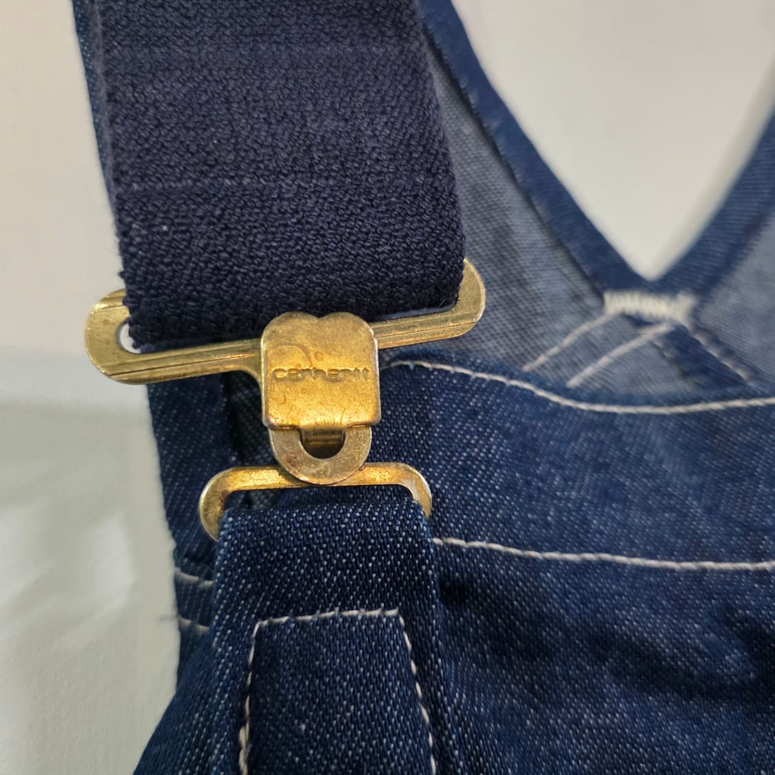 칼하트 멕시코 R08 데님 오버롤 팬츠 멜빵바지 32x32 상품이미지4