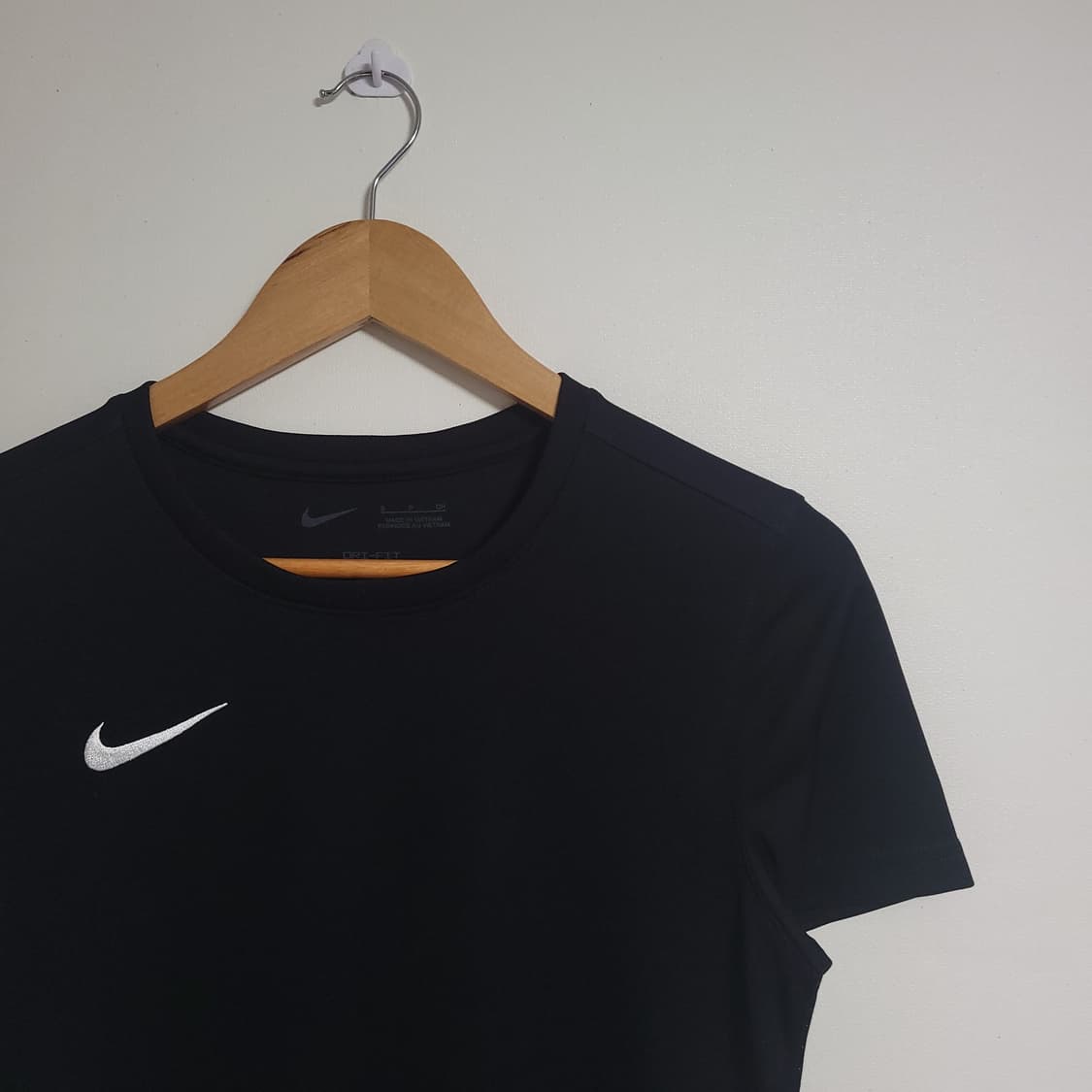 (S) NIKE 나이키 드라이 핏 블랙 반팔 기능성 티셔츠 상품이미지2