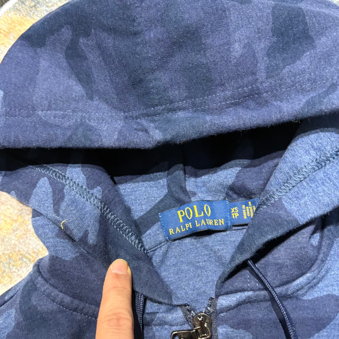 폴로 빈티지 카모 후드집업 상품이미지5