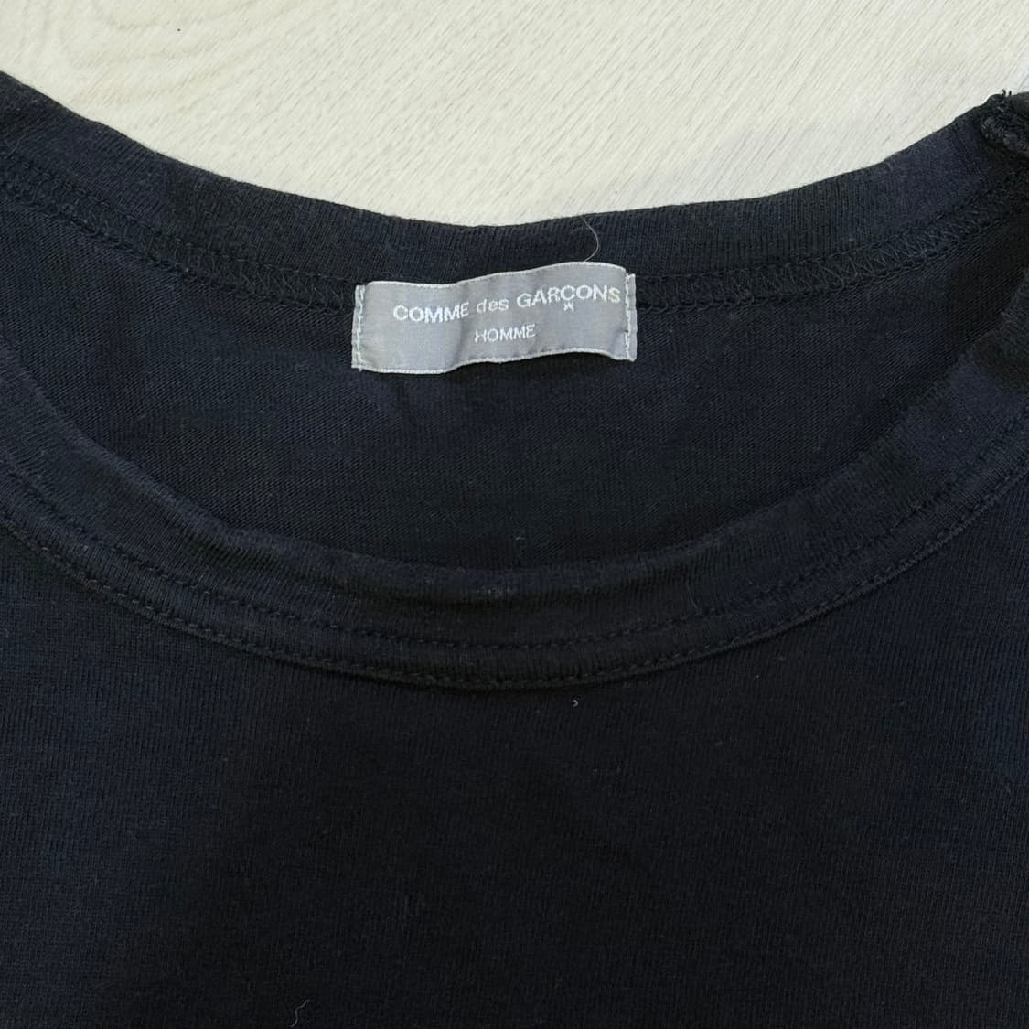 꼼데가르송 옴므 무지 반팔티 상품이미지3