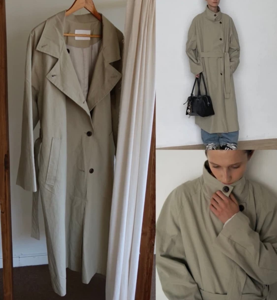 야상 롱 트렌치 가을 여성 트렌치코트 상품이미지1
