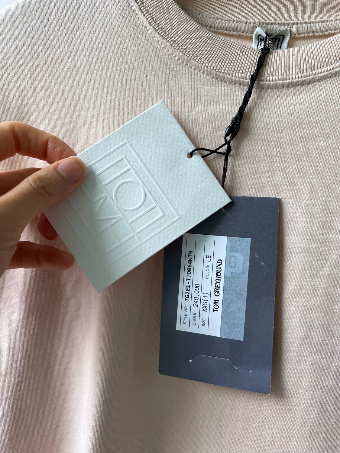 (새상품) toteme 토템 오버핏 반팔 티셔츠 상품이미지2