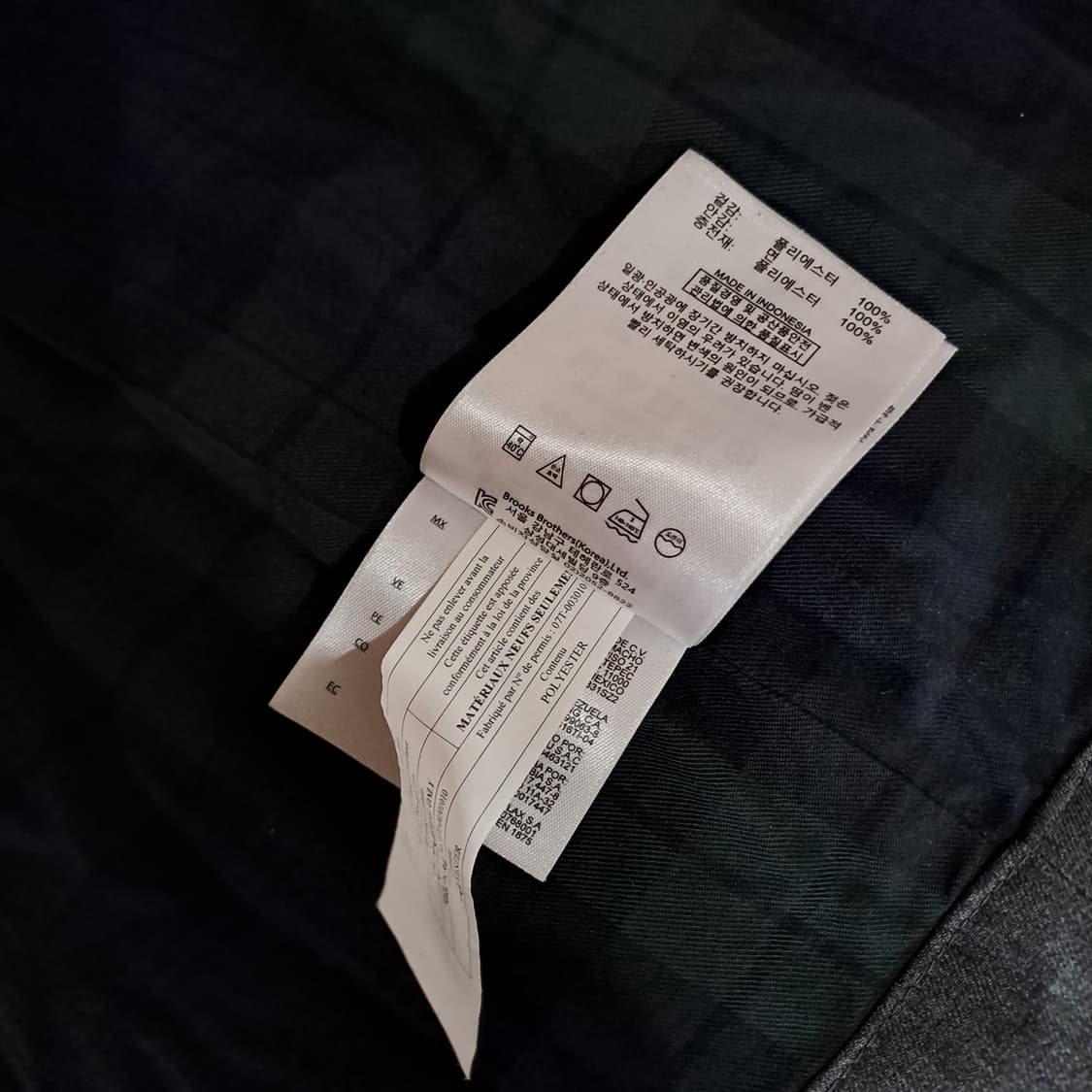 (택포) 브룩스브라더스 코듀로이배색 베스트패딩 B286 상품이미지8