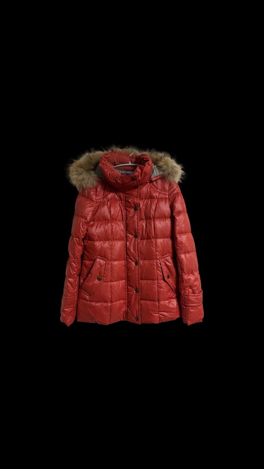 버버리 블루라벨 퍼 후드 다운 패딩 자켓 상품이미지1