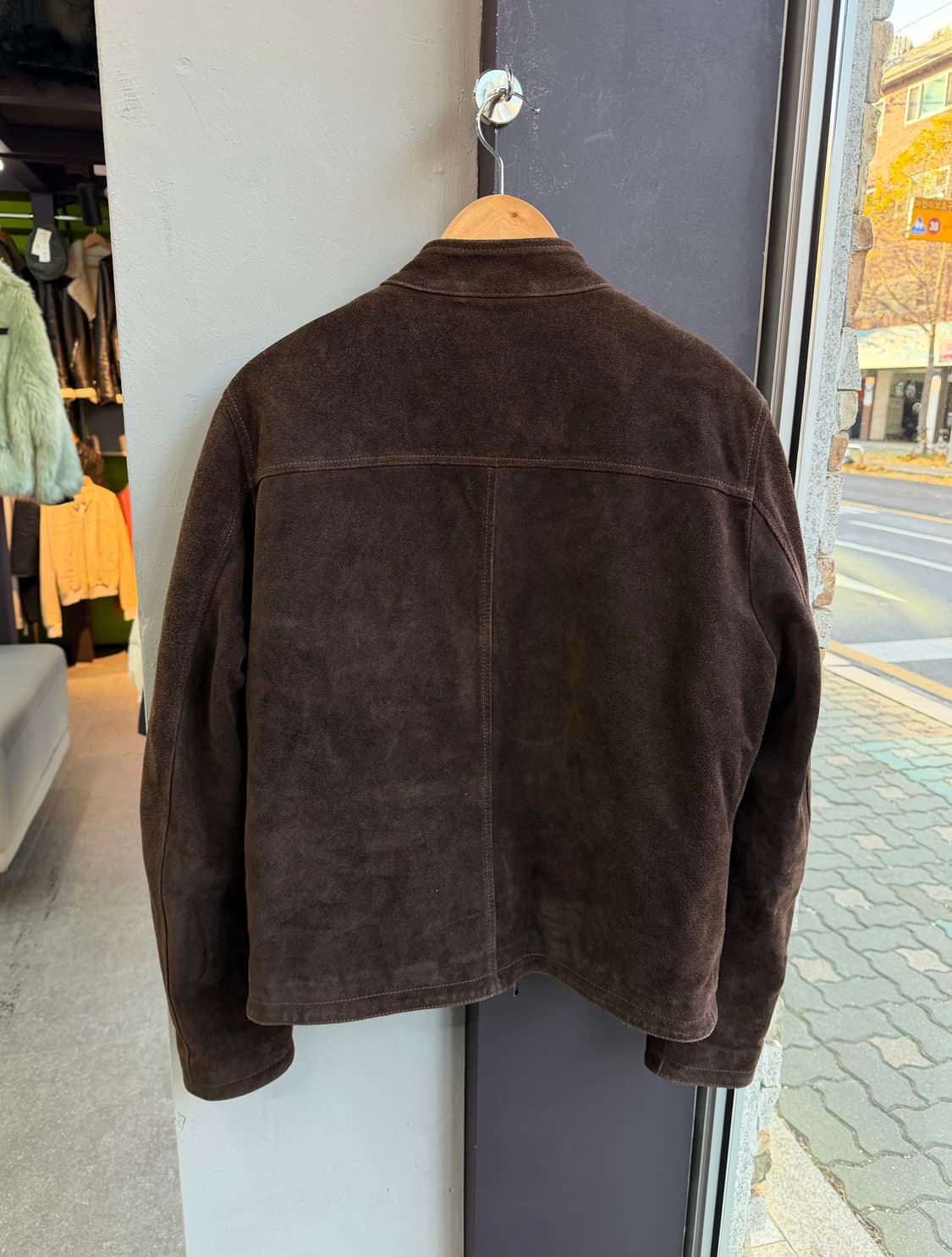 L/ 몬테도로 스웨이드 카우레더 자켓 상품이미지7