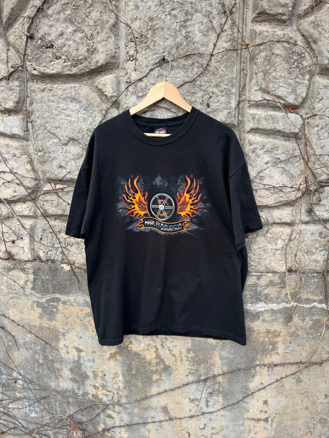 할리데이비슨 빈티지 2010 usa 헤인즈 프린팅 반팔 티셔츠 xl 상품이미지1