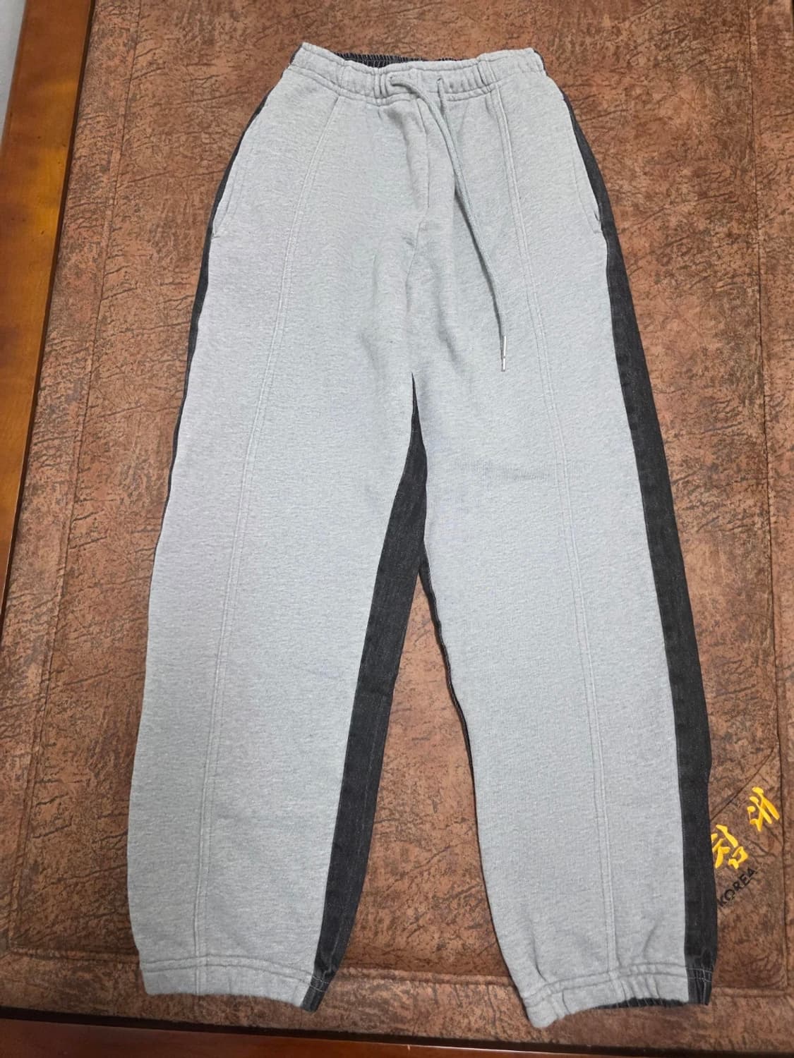 슬로우레코드하우스 아수라 데님 스웻 팬츠 XS 상품이미지1