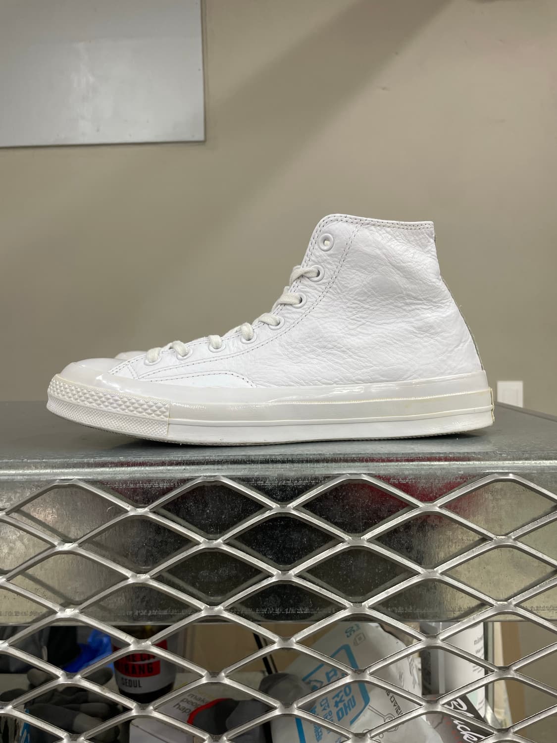 컨버스 척테일러 올스타 모노크롬 레더 화이트 280 (gr-4117) 상품이미지1