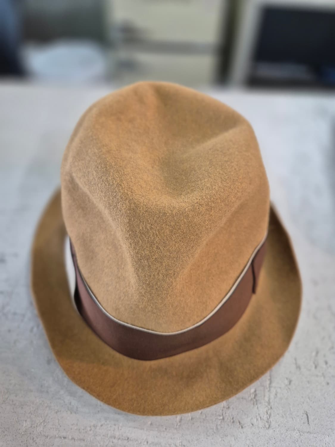 Borsalino 페도라 카멜색 상품이미지2