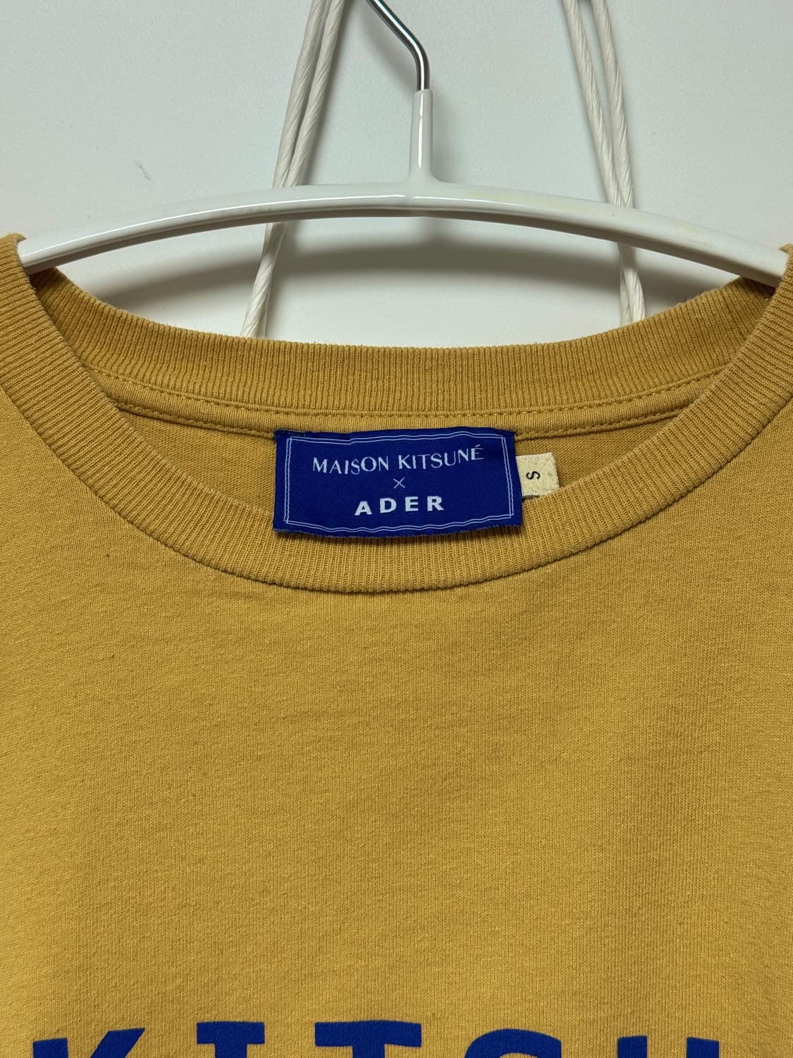 아더에러x메종키츠네 콜라보 반팔티 옐로우(머스타드) s(95-100) 상품이미지8