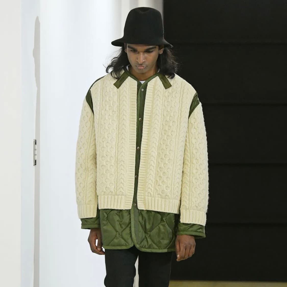 [M]준야와타나베 21AW 니트 도킹 라이너 파카 상품이미지1