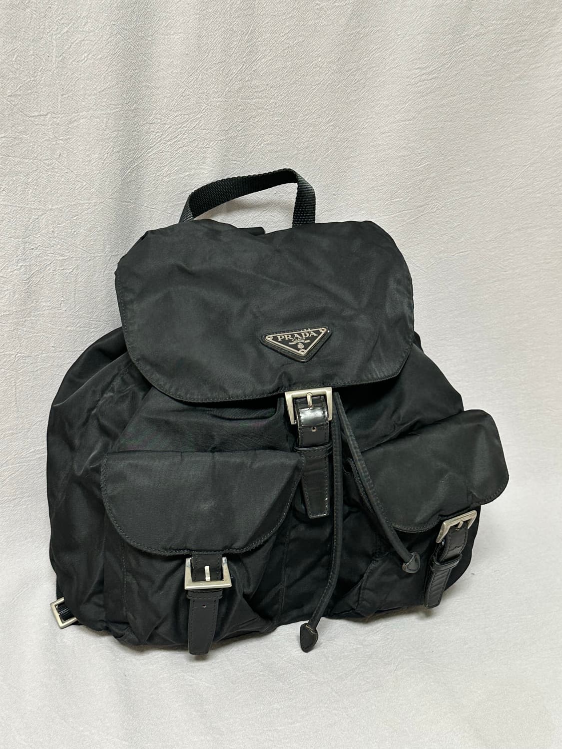프라다 나일론 포코노 투포켓 백팩 쇼핑백/더스트백 풀셋 미디엄 상품이미지4