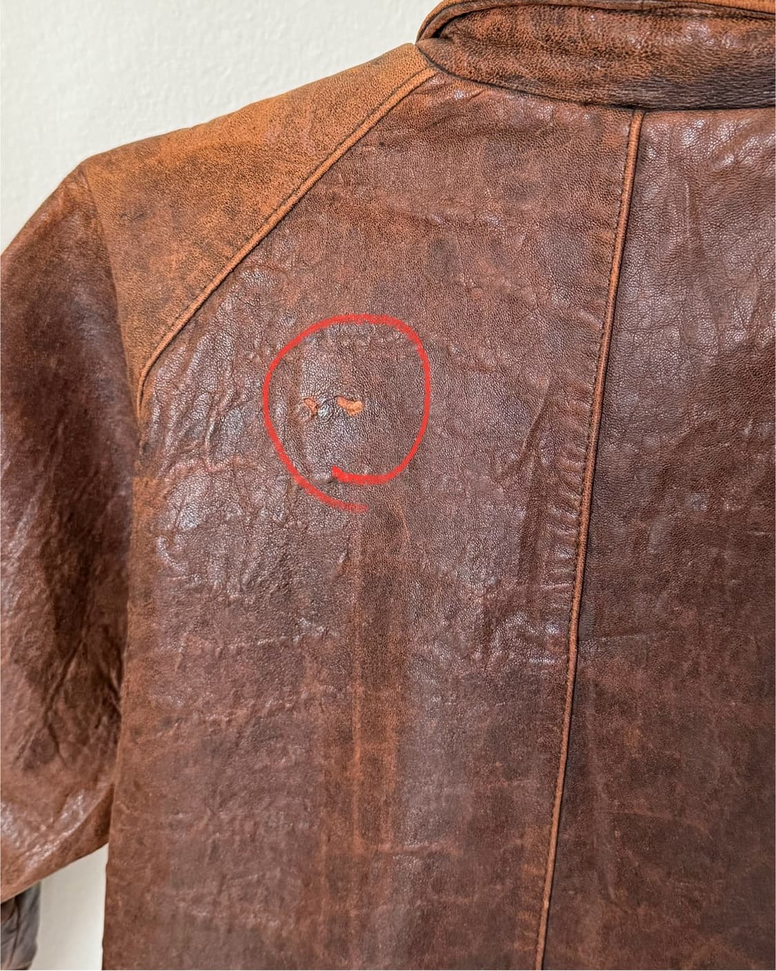 빈티지 양가죽 누빔 자켓 상품이미지8