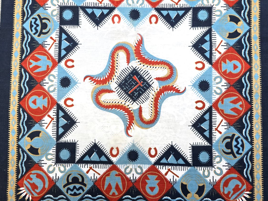 80-90s 아즈텍 남서부 웨스턴 반다나 (made in usa) 상품이미지3