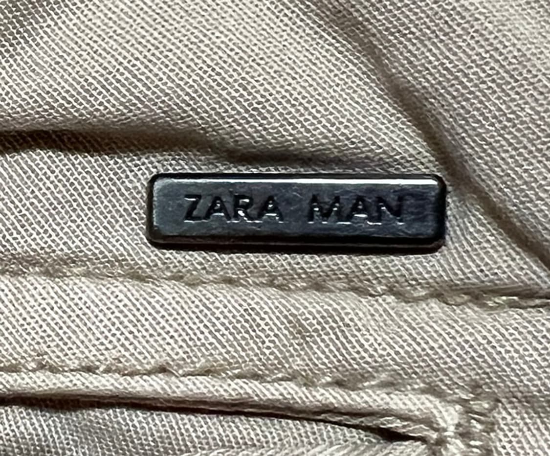 ZARA 자라맨 드로스트링 밴딩 치노 남자 반바지 베이지 스판 L 32 상품이미지3
