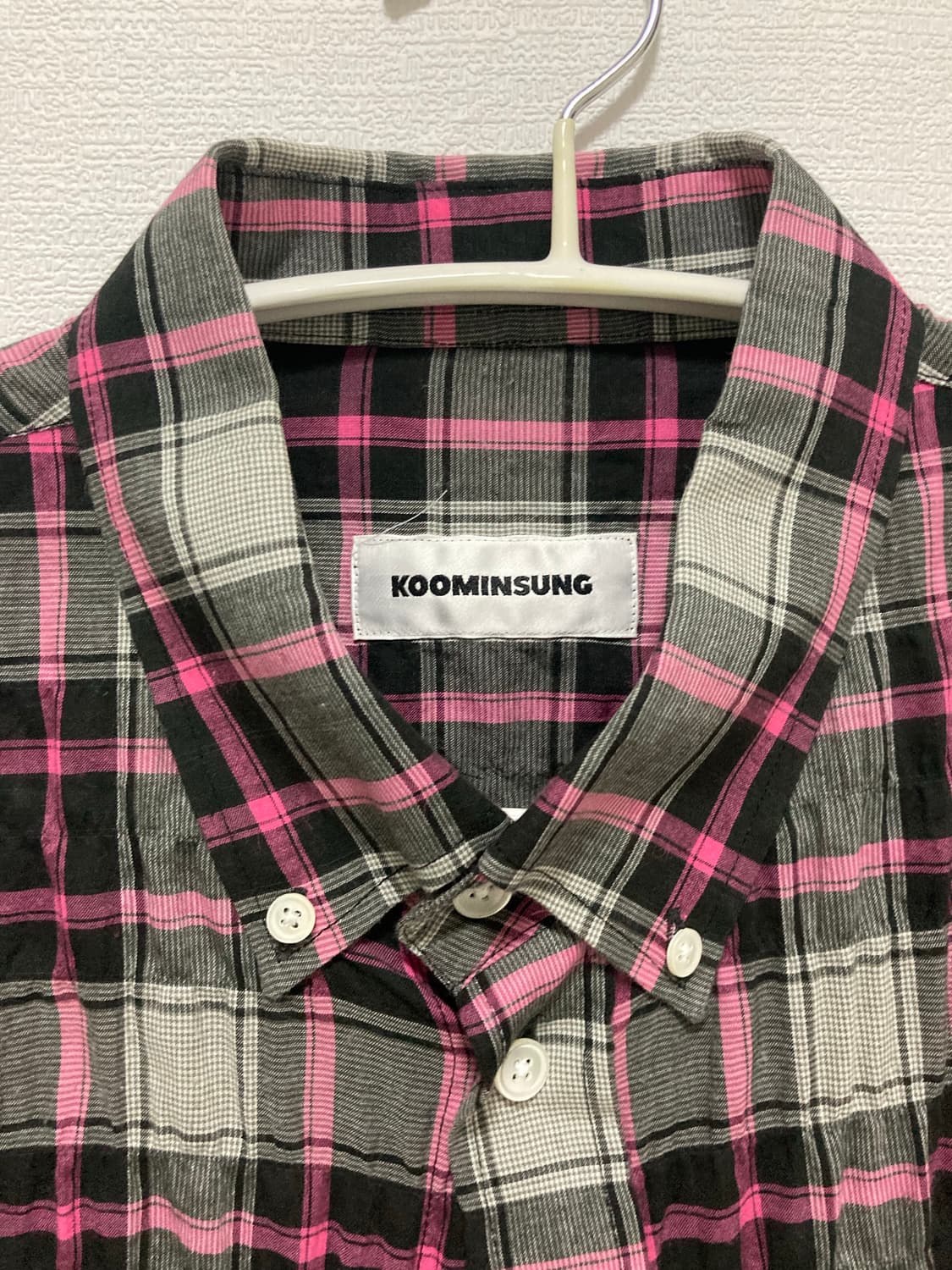 [S] 구민성 체크 셔츠 상품이미지2