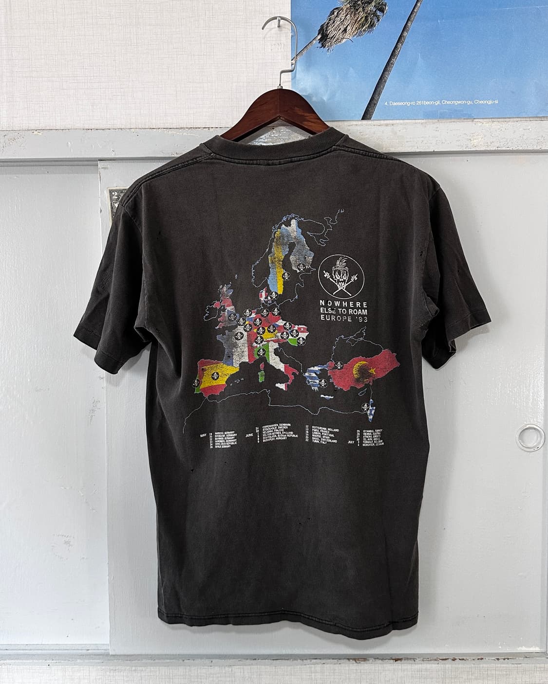1993 og Metallica eu Tour Band tee,메탈리카 상품이미지3