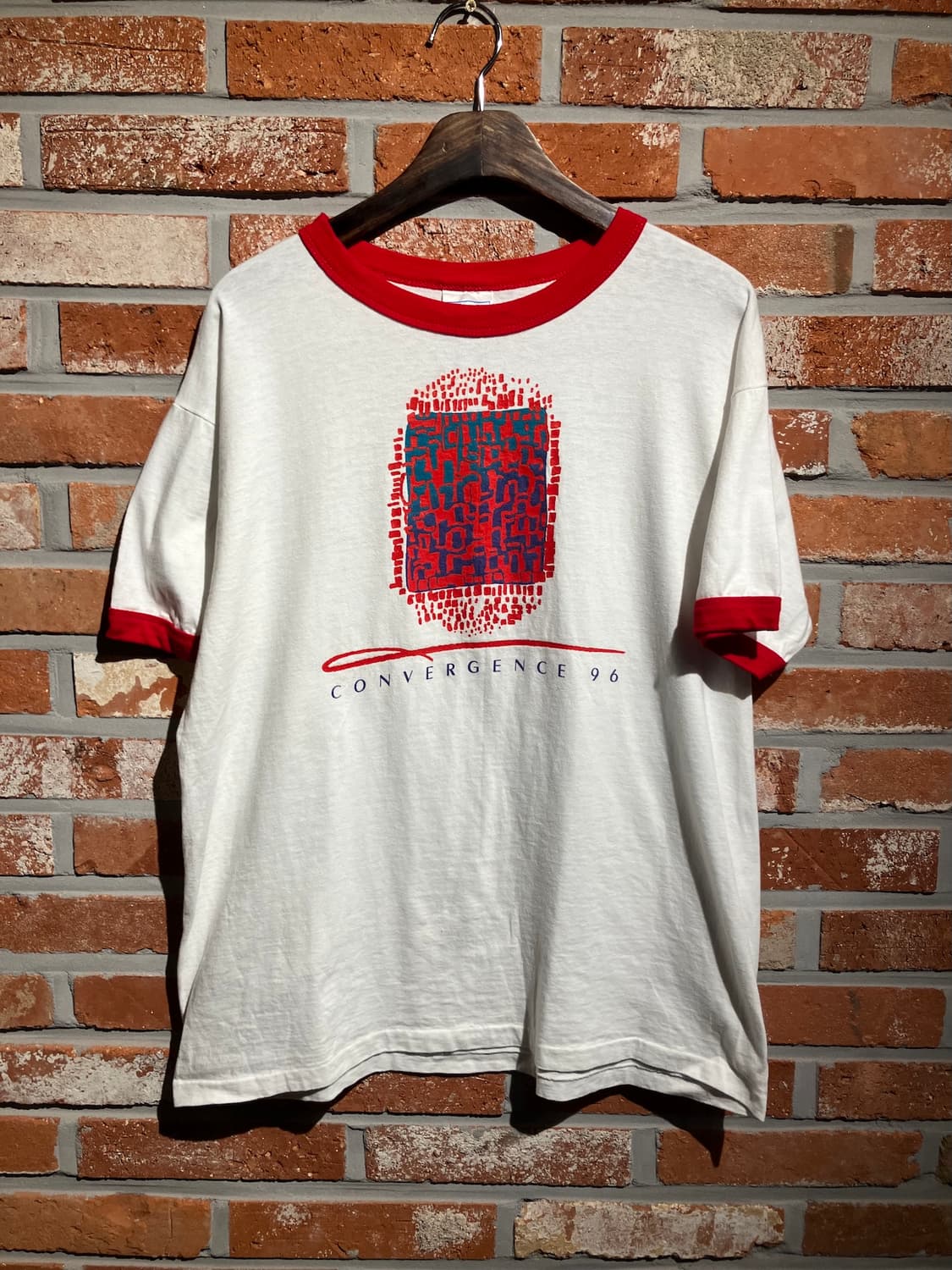 90s USA 빈티지 헤인즈 링거 티셔츠 상품이미지2