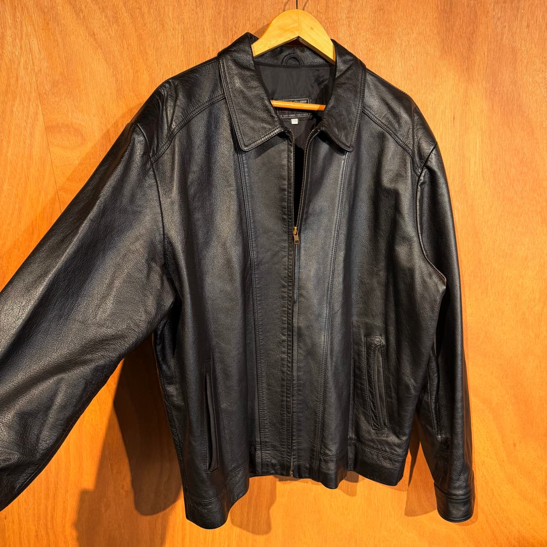 송탄 다크호스 카우레더 자켓 XXL 소가죽 상품이미지2