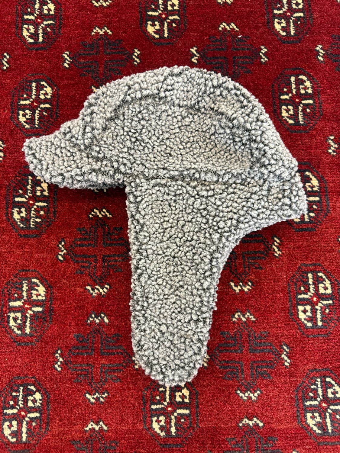 빈티지 뽀글이 이어플랩 캡 상품이미지1