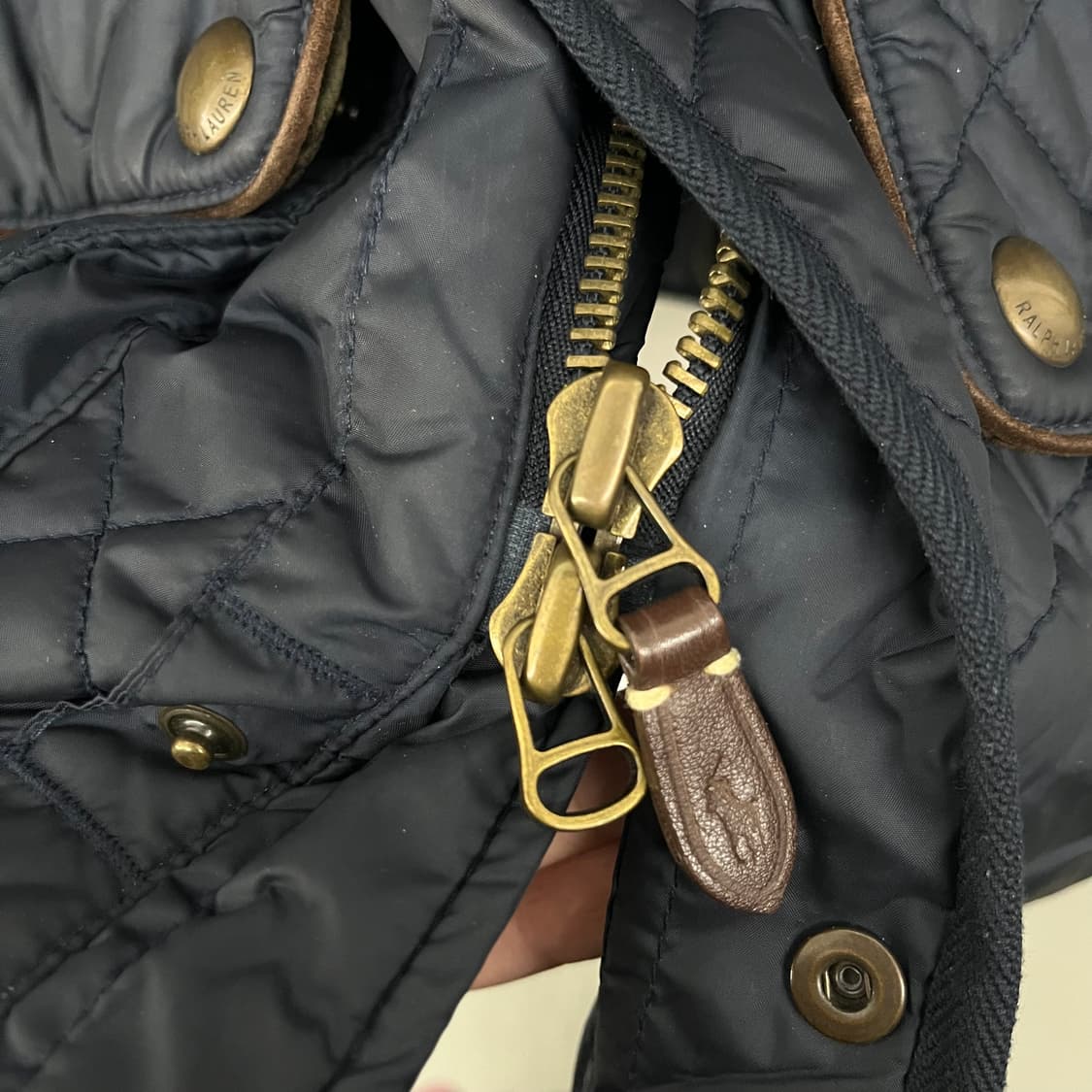 폴로 랄프로렌 퀼팅 자켓 네이비 남m 상품이미지5