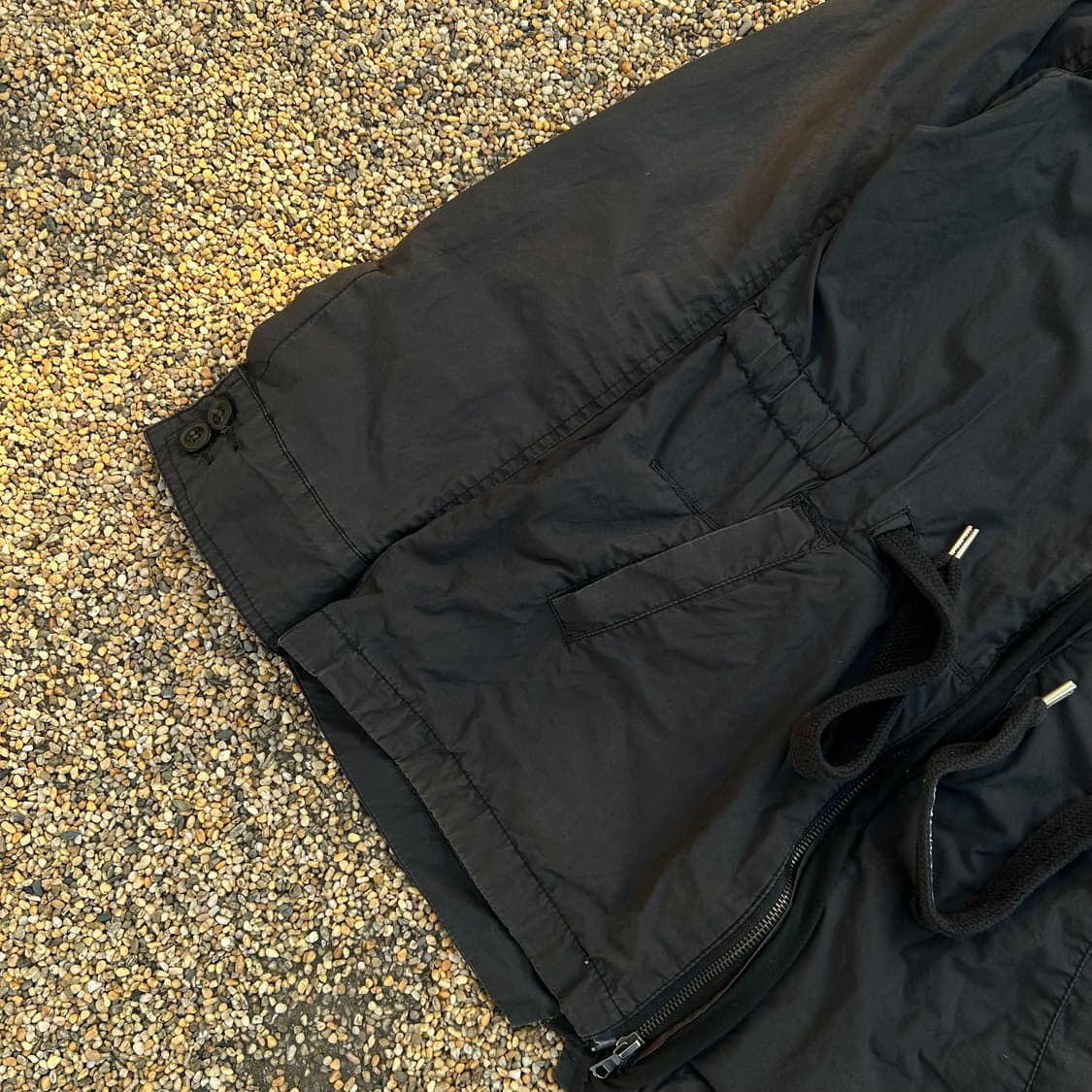 디젤(DISEL) 블랙 후드 바람막이 자켓 상품이미지3