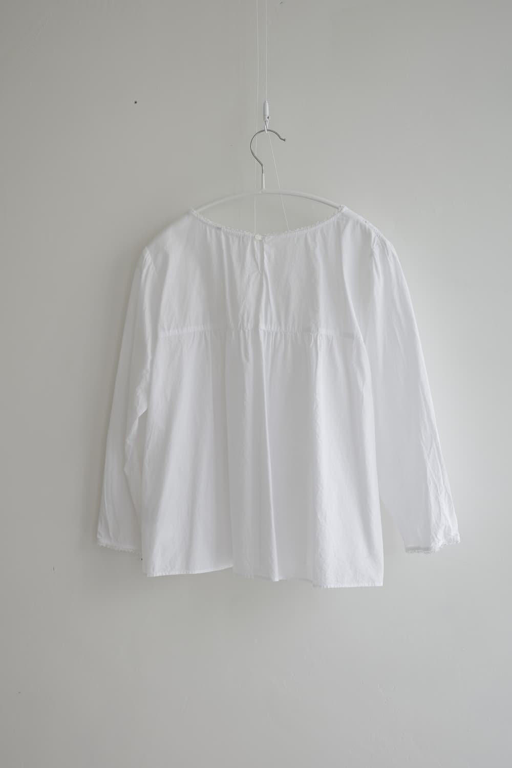 UNIQLO 화이트 레이스  코튼 블라우스 상품이미지6