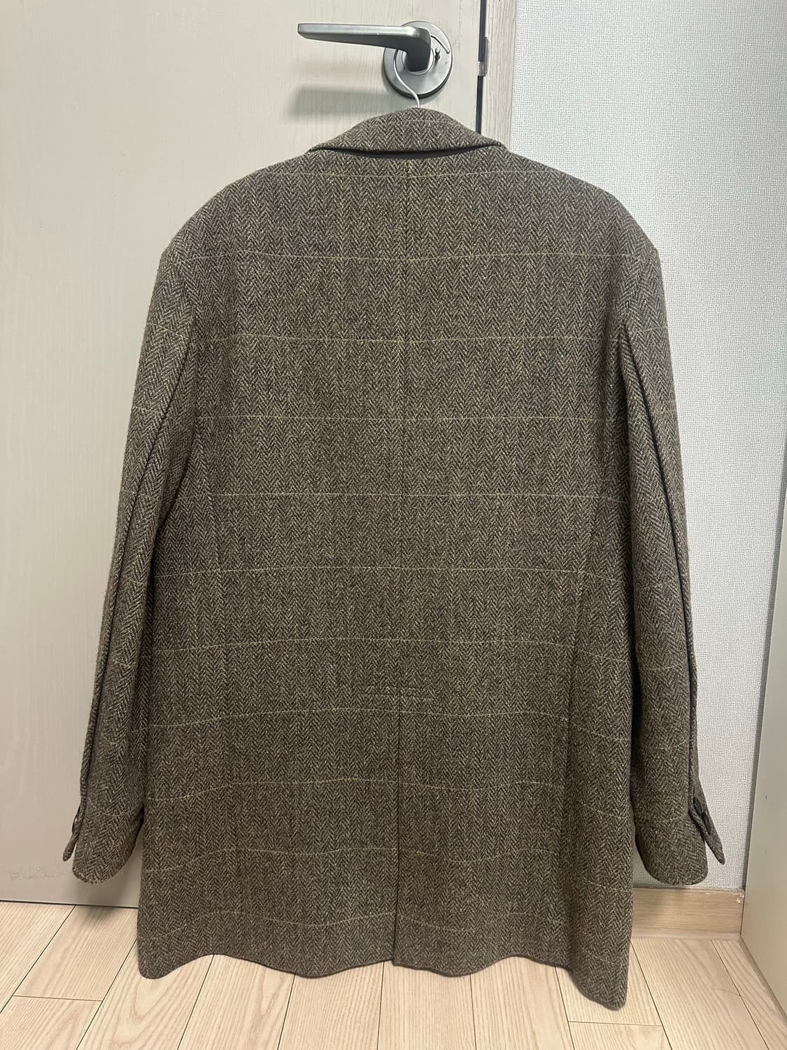 DADDY CLASSIC BROWN CHECK JACKET awa276u 상품이미지4