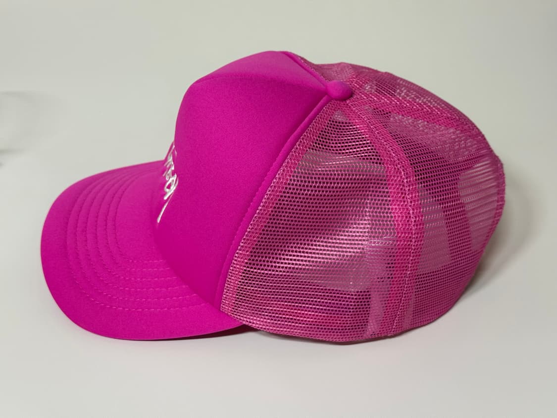 스투시 베이직 트러커캡 핑크 상품이미지3