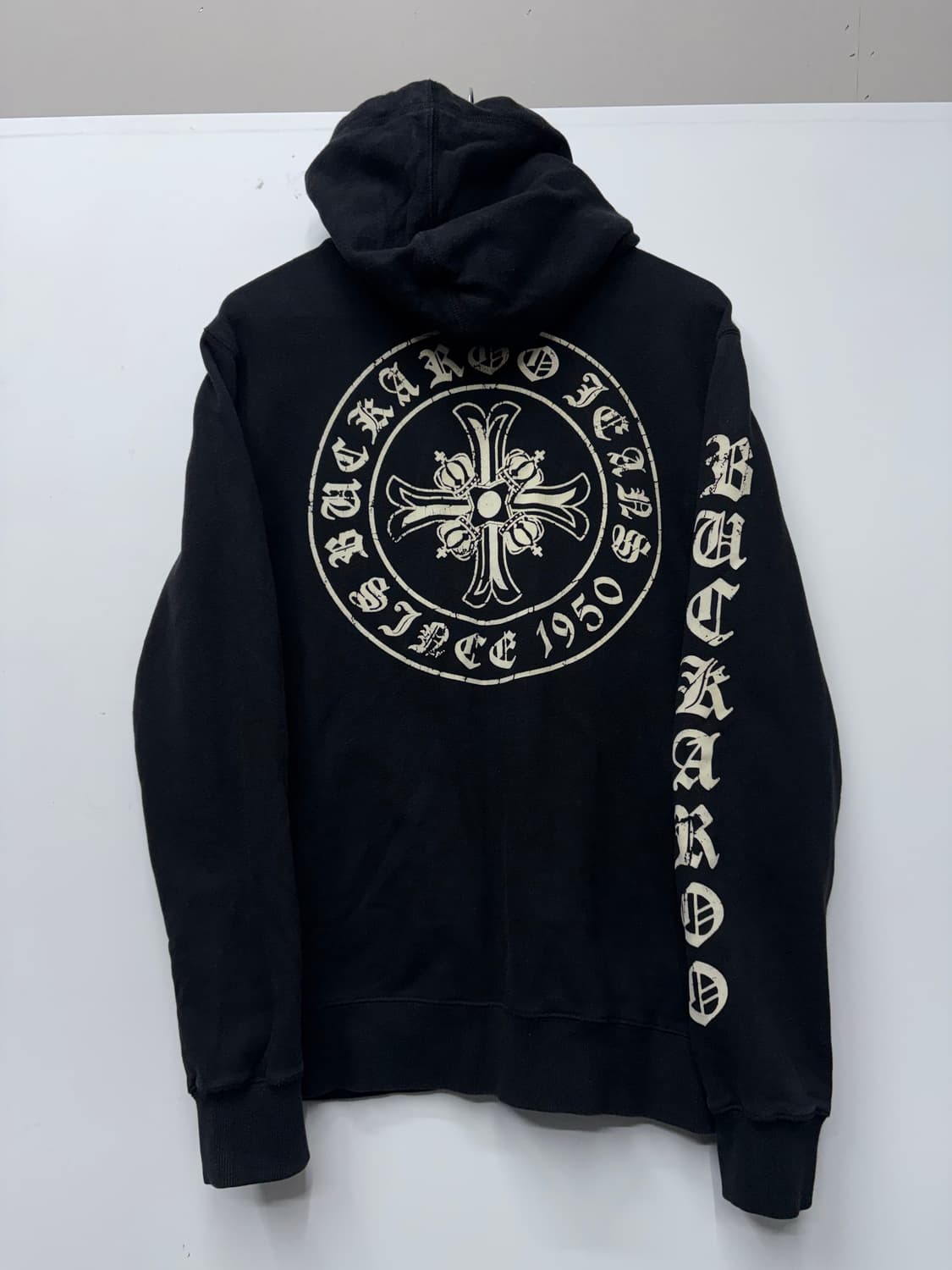 버카루 블랙 후드집업 상품이미지4