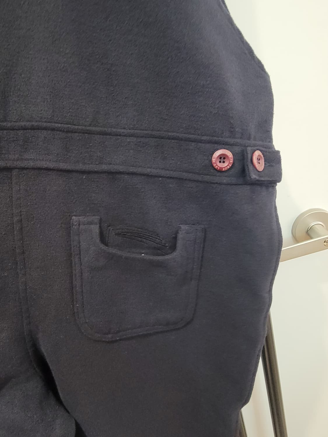 러브이즈트루 모직 재질 멜빵 바지 오버롤 55~77 프리사이즈 상품이미지8