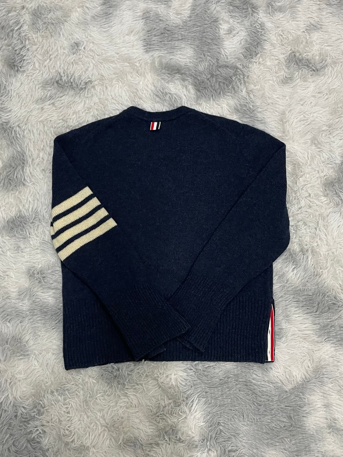 톰브라운 사선완장 셰틀랜드 니트 네이비 [3] 상품이미지2